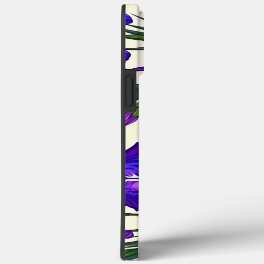 Garden Symphony: Iris Floral Pattern Case-Mate iPhone Hülle (Rückseite / Rechts)