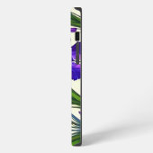 Garden Symphony: Iris Floral Pattern iPhone Hülle (Linke Seite)