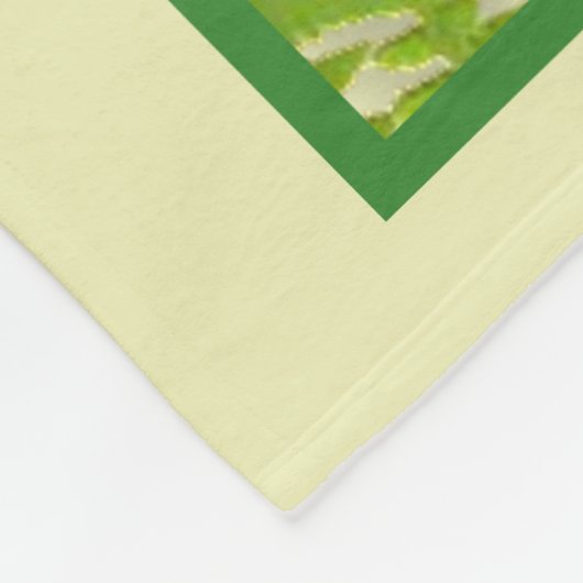 Garden Tea Fleece Blanket (Ecke)