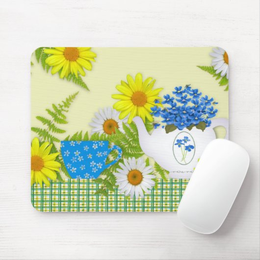 Garden Tea Mousepad (Mit Mouse)