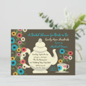 Garden Tea Party Brautparty und Rezepte (Stehend Vorderseite)