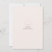 Garden Tea Party Bridal Dusche Einladung (Rückseite)