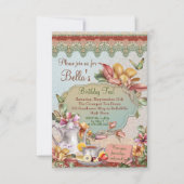 Garden Tea Party Einladung (Vorderseite)