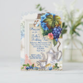 Garden Tea Party Einladung (Stehend Vorderseite)