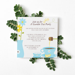 Garden Tea Party Einladung