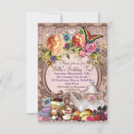 Garden Tea Party Einladung