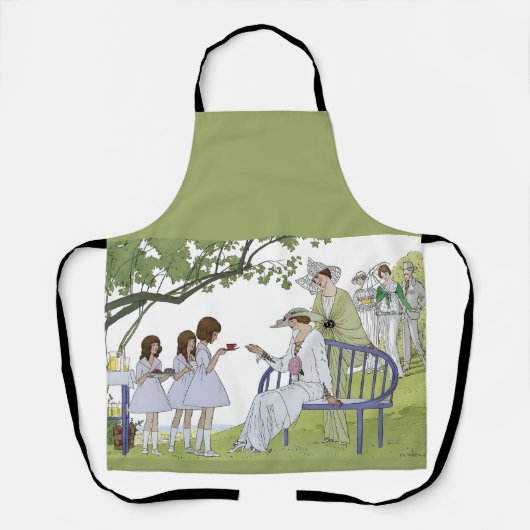 Garden tea party  schürze (Vorderseite)