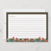 Garden Tee 12x18 Weinkarte (Rückseite)