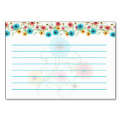 Garden Tee Blume Weinroute Mendrisiotto Tischnummer (Rückseite)