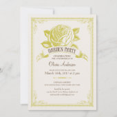 Garden Tee Party Einladungen (Vorderseite)