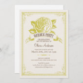 Garden Tee Party Einladungen (Vorne/Hinten)