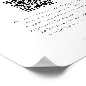 Garden Tee Party Honeymoon Fund Poster (Ecke)