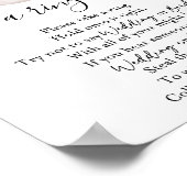 Garden Tee Ring on It Brautparty Game Poster (Ecke)