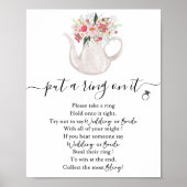 Garden Tee Ring on It Brautparty Game Poster (Vorne)