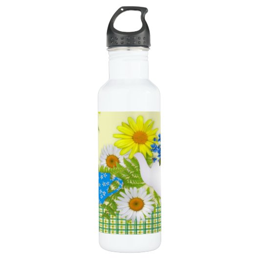 Garden Tee Wasserflasche Edelstahlflasche (Vorderseite)