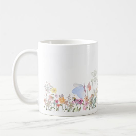 Garden - Textless Water Color  Kaffeetasse (Links)