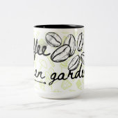 Garden theme coffee mug garden tools zweifarbige tasse (Mittel)