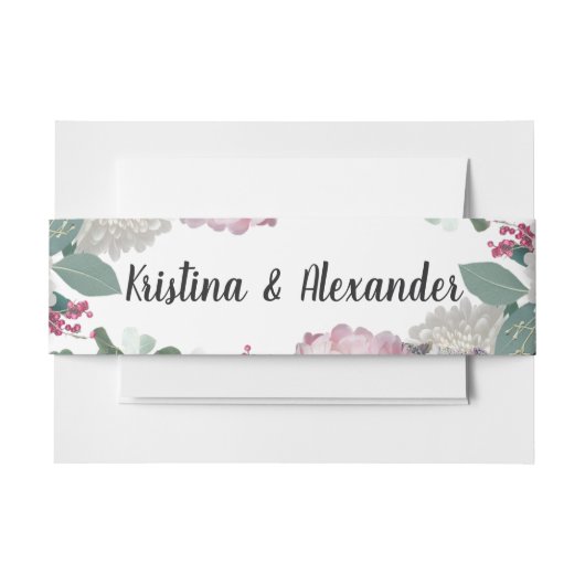 Garden Theme Einladungsbanderole (Vorderseite Beispiel)