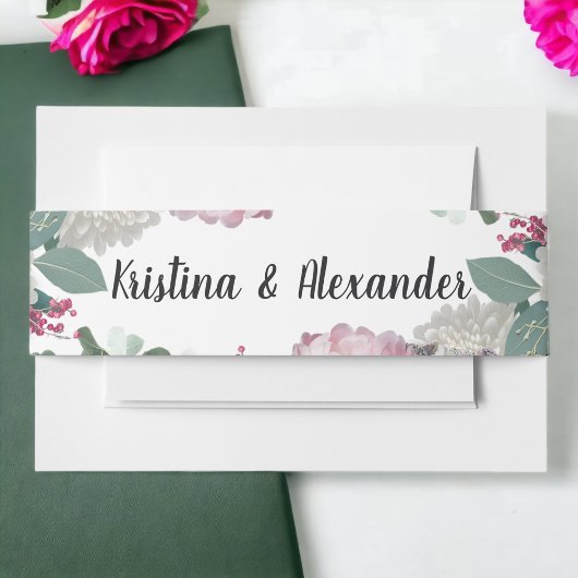 Garden Theme Einladungsbanderole