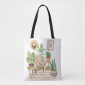 Garden Theme Tote Bag Tasche (Vorderseite)