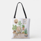 Garden Theme Tote Bag Tasche (Rückseite)