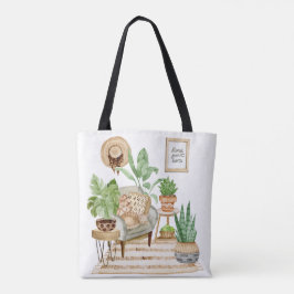 Garden Theme Tote Bag Tasche