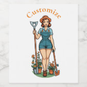 Garden Thunder_Cove Weinetikett (Einzelnes Label)