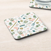 Garden Time Cork-Backed Untersetzer (Linke Seite)