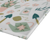 Garden Time Glass Cutting Board Schneidebrett (Ecke)