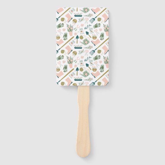 Garden Time Hand Fans Fächer (Vorderseite)