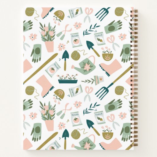 Garden Time Notebook Notizblock (Rückseite)