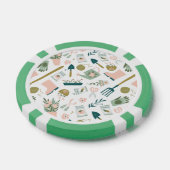 Garden Time Poker Chips (Einzeln)
