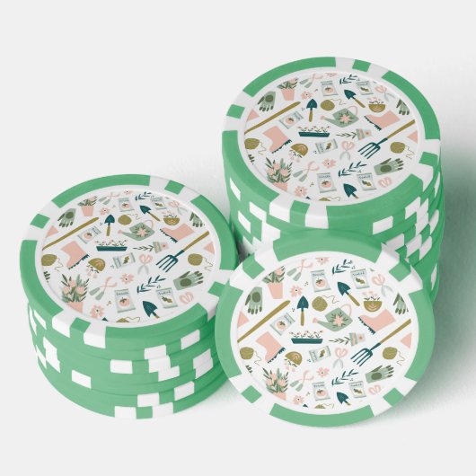 Garden Time Poker Chips (Stapel)