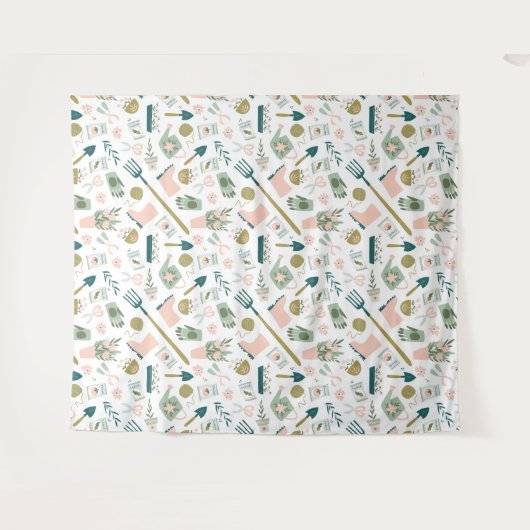 Garden Time Tapestry Wandteppich (Vorderseite (Horizontal))