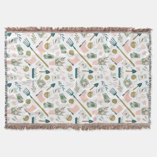 Garden Time Throw Decke (Vorderseite)