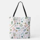 Garden Time Tote Bag Tasche (Rückseite)