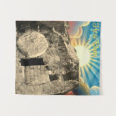 Garden Tomb He is Risen  Wandteppich (Vorderseite (Horizontal))