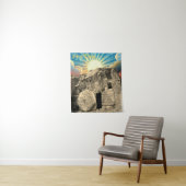 Garden Tomb He is Risen  Wandteppich (Beispiel)