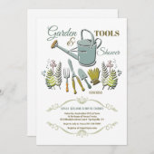 Garden Tools Dusche Einladung (Vorne/Hinten)
