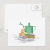 Garden Tools Garden Postkarte (Vorne/Hinten)