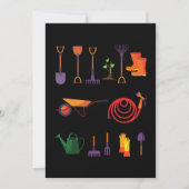 Garden Tools Gardener Gardens Pflanze Geschenk Einladung (Vorderseite)