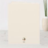 Garden Trellis Antique Dolls BIG Card Dankeskarte (Rückseite)