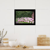 Garden Tulips Picture Poster (Küche)
