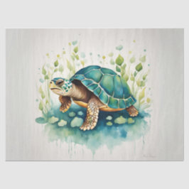 Garden Turtle Serenity Seidenpapier