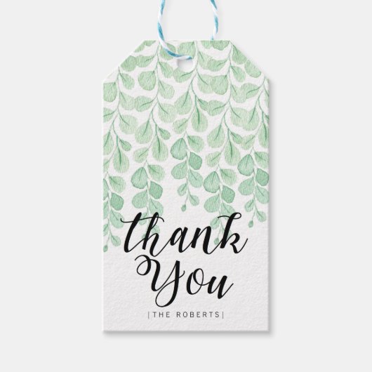 Garden Vino | Vielen Dank Geschenkanhänger (Vorderseite)