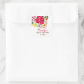 Garden Vintage Rose Gefallen Stickers (Tasche)