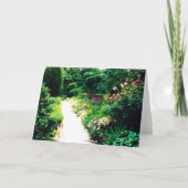 Garden Walk Digital 5" x 7" Faltkarte Karte (Vorderseite)