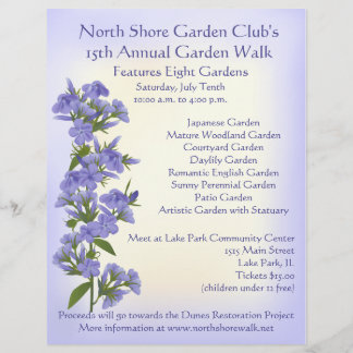 Garden Walk Flyer Template