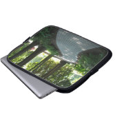 Garden Walkway Laptopschutzhülle (Vorne Knopf)