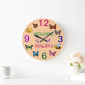 GARDEN WALL CLOCK PERSONALISIERT GROßE WANDUHR (Zuhause)